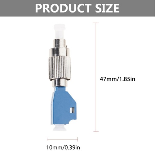 Male to LC Female Fiber Optical Connector Fiber Adapter Converter - Photo 8/12