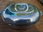 Wagner Ware Sidney O Magnalite Oval Roaster with Lid/Trivet 4265  8 Qt.