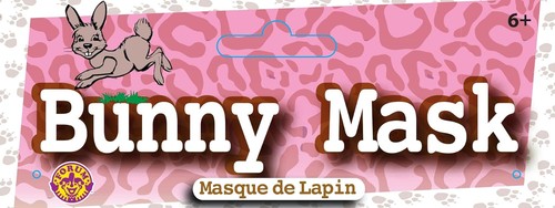Forum Novelties X78554 Bunny Face Mask, Unisex-Adult, Multi-Colour, One Size - Picture 2 of 2