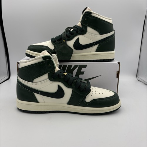 Nike Air Jordan 1 Retro Alto Abeto Pro Verde Inédito Nuevo Talla 2y - Imagen 2 de 9