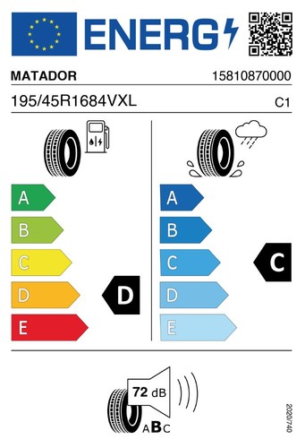 MATADOR MP47 HECTORRA 3 195/45 R16 84 V Pneumatico Estivi Gomma - Foto 2 di 5