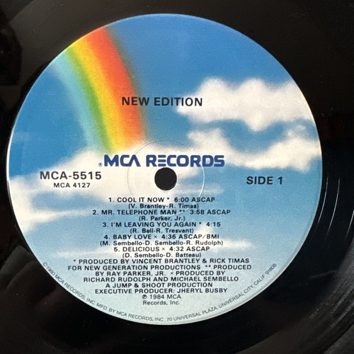New Edition / Self Titled (cool It Now) LP MCA 5515 - Picture 7 of 9