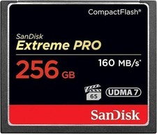 SanDisk Extreme Pro 256 GB CF Memory Card UDMA 7 160MB/s SDCFXPS-256G-X46 