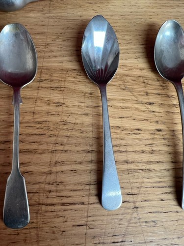 Vintage Silver Plated Teaware Spoons Teaspoons Sugar Nips Tongs mixed x9 - Picture 7 of 23