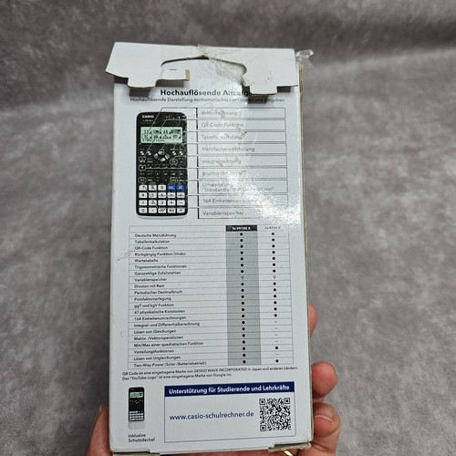 Casio fx-991DEX ClassWiz Scientific Calculator – German Language, Solar Power - Picture 9 of 10