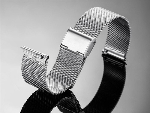 Orologio Cool Elegante Uomo Acciaio Inox Quarzo Maglia Alta Qualità Impermeabile Regalo - Foto 13 di 26