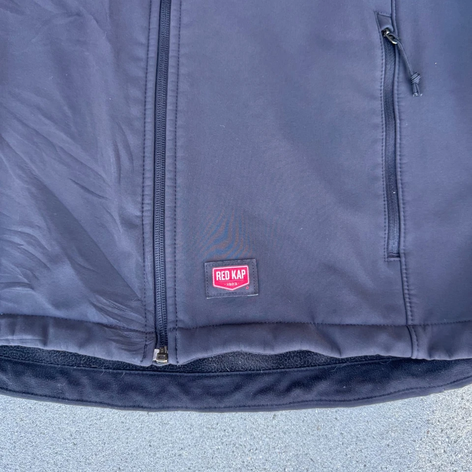 Red Kap Men's Deluxe Soft Shell Jacket Black Medium Regular - Image 3 of 4