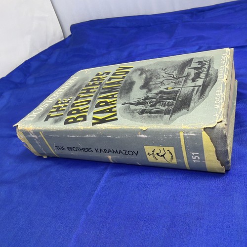 The Brothers Karamazov Fyodor Dostoyevsky Modern Library Vintage HCDJ 1950 - Foto 3 di 22