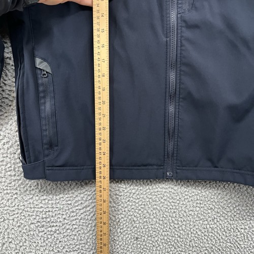 5.11 Tactical Jacket Mens Large Regular Navy Full Zip Up Sotfshell Windbreaker - Picture 8 of 12