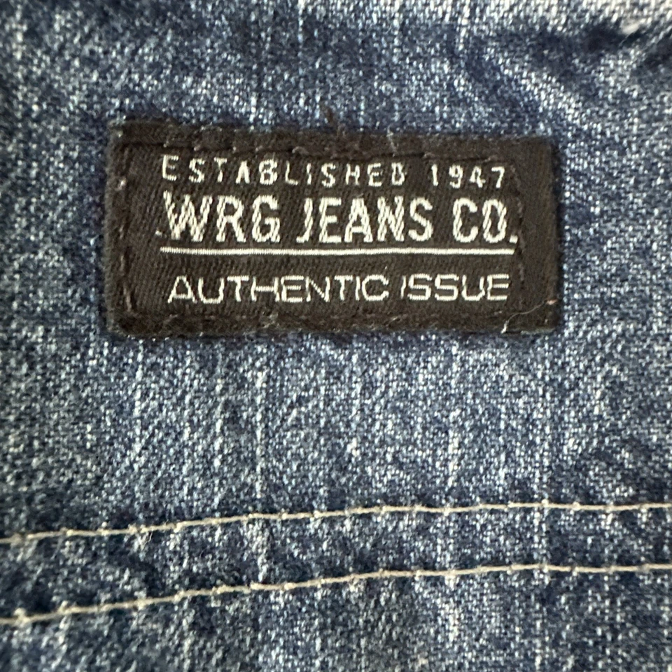 Pantalones Cortos Denim Wrangler Niñas 4t Azul Oscuro - Cintura Elastizada Botón a Presión Cremallera Foto 3 de 4