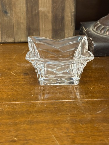 Small cut crystal bowl Square Ramekin Dip DD - Picture 3 of 5