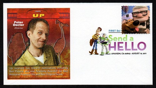 USA, SCOTT # 4553-4557, SET OF 5 PANDA FDC COVERS SEND A HELLO, DISNEY DCP 2011 - Picture 5 of 7