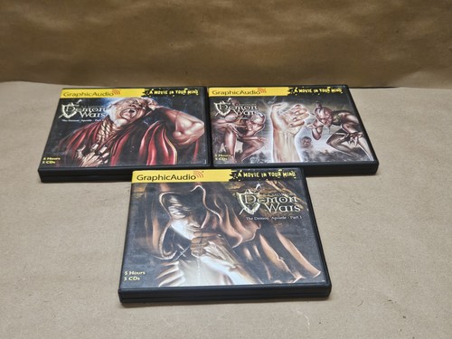 Demon Wars The Demon Apostle Part 1,2,3 by R. A. Salvatore (2009) CD Audiobook - Foto 2 di 3