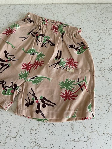 Neu aus altem Lagerbestand 1940er Vintage Hawaii Strand Segelfisch sanforisierte Shorts Größe 10 Kind Jungen 40er - Bild 6 von 20
