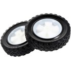  2 Pcs Grass Machine Wheel Replacement Solid Large Lawn Mower Wheels Walker