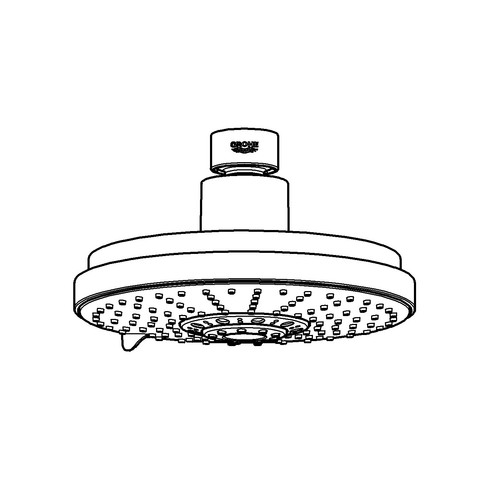 Grohe Rainshower Cosmopolitan 160 Kopfbrause, 27134000 - Bild 5 von 7