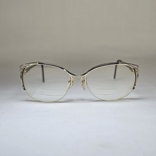 Luxottica Titanium 1009 4015 52mm Silver Eyeglasses Frame Made in Italy