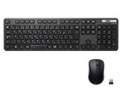 ELECOM Wireless Keyboard Mouse Set Membrane Thin Full Keyboard Black TK-FDM110MB