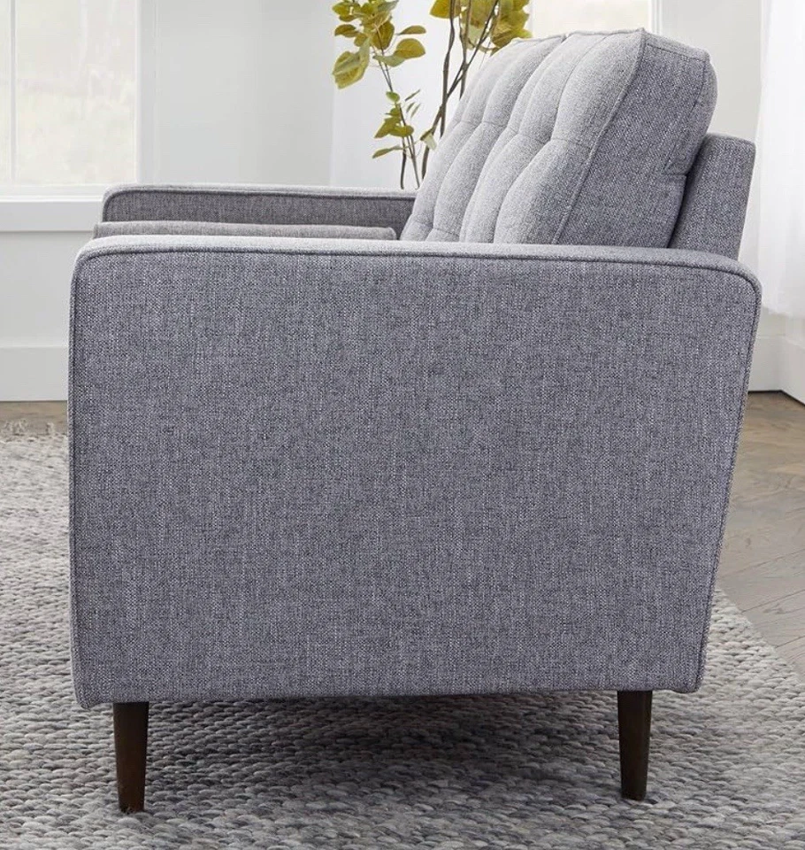 EDENBROOK LYNNWOOD TAPIZADO MEDIADOS DE SIGLO MODERNO LT. GRIS MECHÓN Foto 2 de 4