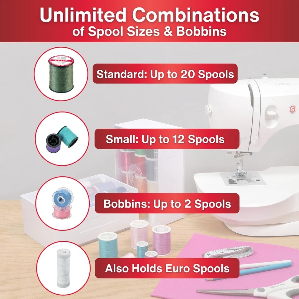 SINGER Thread Spool Organizer-1/Pkg - 5A0021QQ-1G4N6 - Image 3 of 4