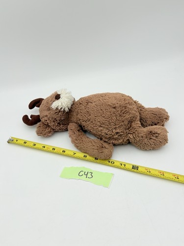 Peluche renna timida Jellycat marrone medio Londra giocattolo morbido LEGGI 12" - Foto 10 di 10