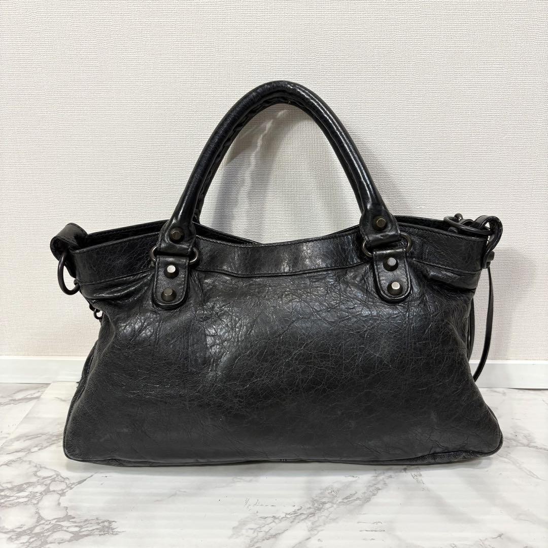 バッグ BALENCIAGA The First Handbag 2way Y2K Balenciaga The First Handbag 2Way Y2K | Used | Fits Wallet