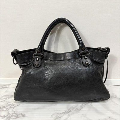 バッグ BALENCIAGA suede leather hand bag y2k Balenciaga Suede City Bag ○ Labellov ○ Buy and Sell