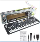61 Key Digital Music Electronic Keyboard Kids Gift Electric Piano Organs W/ Mic