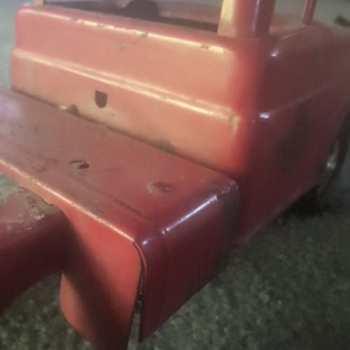 Vintage Tonka Fire Truck Cab Only Pressed Steel Toy - Picture 3 of 19