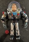 Toy Story Buzz Lightyear Interstellar Chrome 12”  Figure Untested 1995 VTG