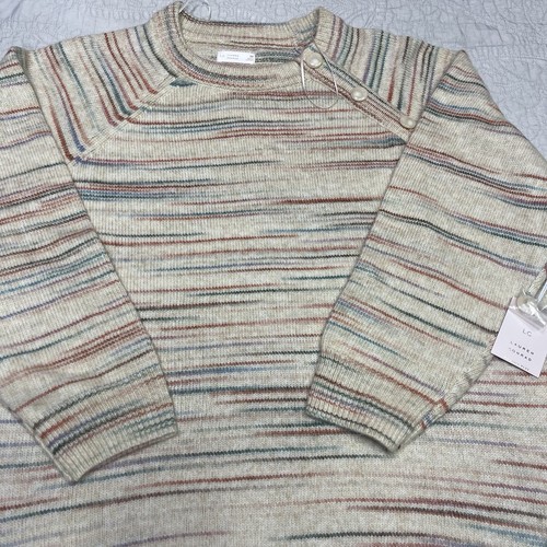 Maglione lavorato a maglia taglie forti LC Lauren Conrad con dettagli bottoni 3X - Foto 3 di 12