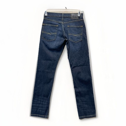 Levis Strauss Signature Jeans Size 28x30 S47 Regular Taper Blue Denim Cotton - Bild 2 von 15