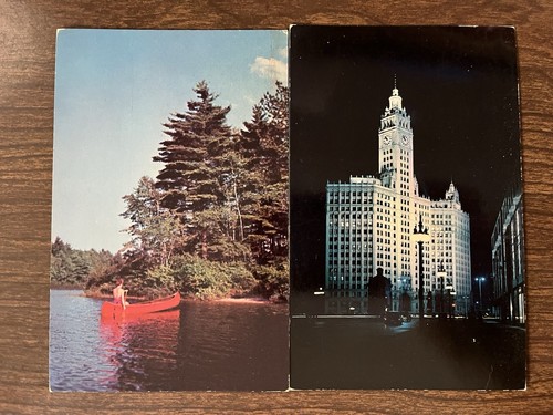 Lot of 19 Illinois IL Chrome Postcards ~ Posted & Unposted - Picture 18 of 21