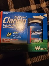 Claritin 24hr Non-drowsy Allergy Relief Tablets 100ct Loratadine 10mg ExP 07/27