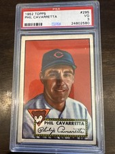 1952 Topps Baseball #295 Phil Cavarretta PSA 3 VG Chicago Cubs