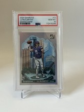 J.J. McCarthy 2024 Donruss Downtown #11 Rookie Card - PSA 10 GEM MT