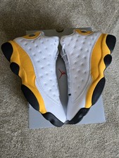 Air Jordan 13 Retro Del Sol White University Red Black 414571-167 Men's SZ 13