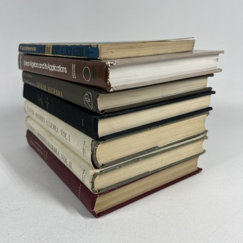 Lot of 7 Vintage Algebra Books Linear Modern Warner Birkhoff Zelinsky Faddeeva - Imagen 2 de 24