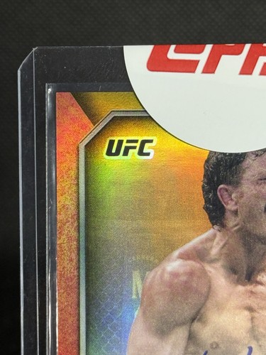 Jack Jenkins 2024 Topps UFC Finest Gold Rookie Auto /50 Sealed SSP - Picture 2 of 6