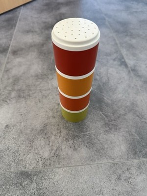 Tupperware 4 X Stacking Set Vintage 1970 Gewürz Turm, Kräuter