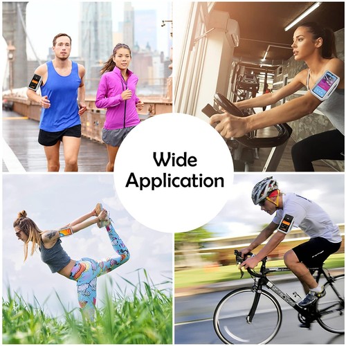 Running Armband with Earphone Bag Cell Phone Armband for iPhone 16 15 Pro 14 ... - 第 9/9 張圖片