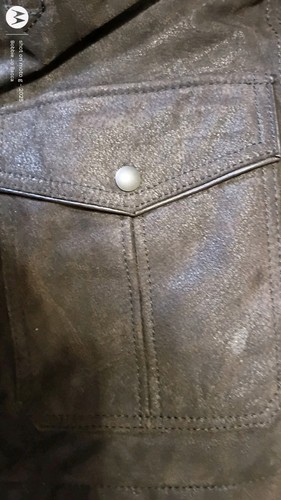 Roundtree & Yorke Premuim Genuine Leather Vest SZ. M Lined Heavy Suede - Picture 19 of 19
