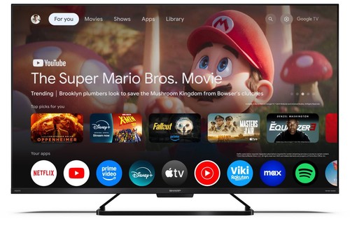 Sharp 43GR8765E TV 109,2 cm (43") 4K Ultra HD Smart TV Wi-Fi Nero - Foto 2 di 5