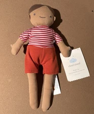 Cloud Island Boy Red Stripe Plush Doll 14" Stuffed Toy Soft Cuddly Lovey NEW
