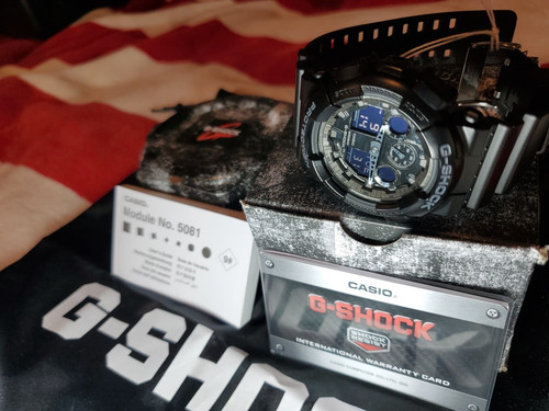 BRAND NEW AUTHENTIC CASIO G-SHOCK GA-100CF-1ADR BLACK CAMOUFLAGED DIAL SERIES - Picture 16 of 24