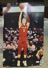 Sam Merrill Signed Autographed Cleveland Cavaliers 11 X 17 Photo FSG COA