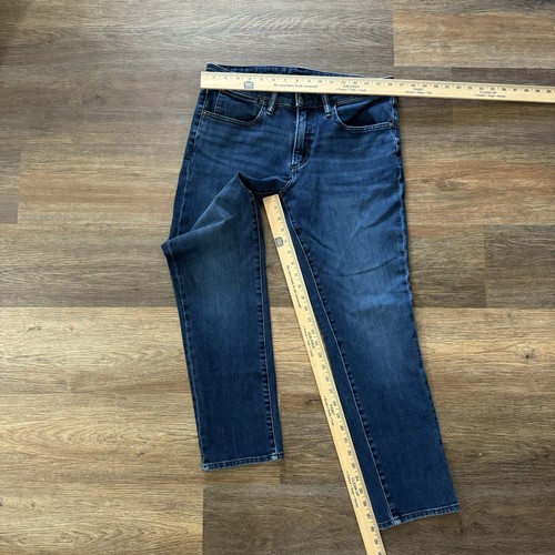 Bonobos Jeans Men 33x30 Blue Dark Wash Tailored Fit Denim Business Casual - Picture 5 of 9