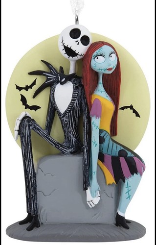 Hallmark Walgreen 2021 Ornament Nightmare Before Christmas Jack Sally Tombstone - Picture 2 of 5