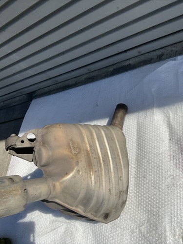 12-17AUDI A6 A7 C7 TDI DIESEL  REAR LEFT SIDE EXHAUST MUFFLER W/ TIP OEM - Picture 14 of 17
