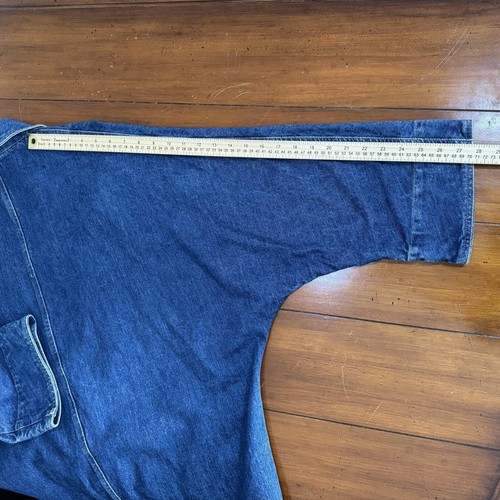 Vintage Georges Marciano for Guess Denim Jacket Chore Coat Double Breasted USA - Picture 12 of 13